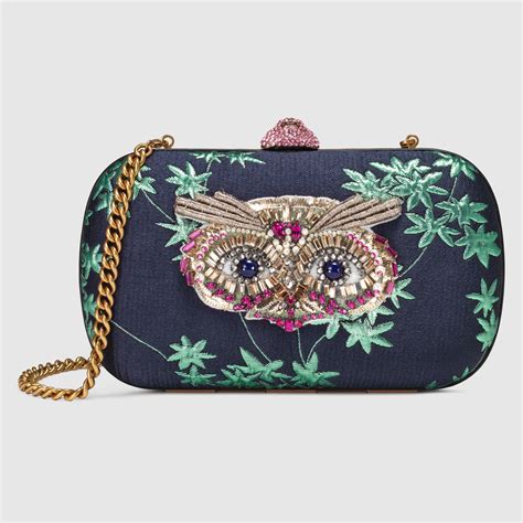 gucci clutch flowers